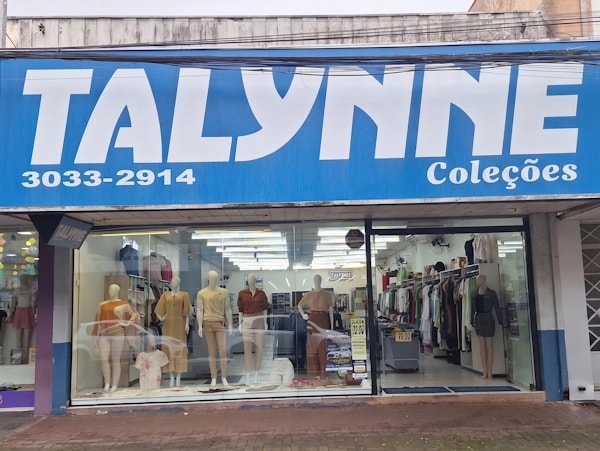 Fachada da loja Talynne em Apucarana